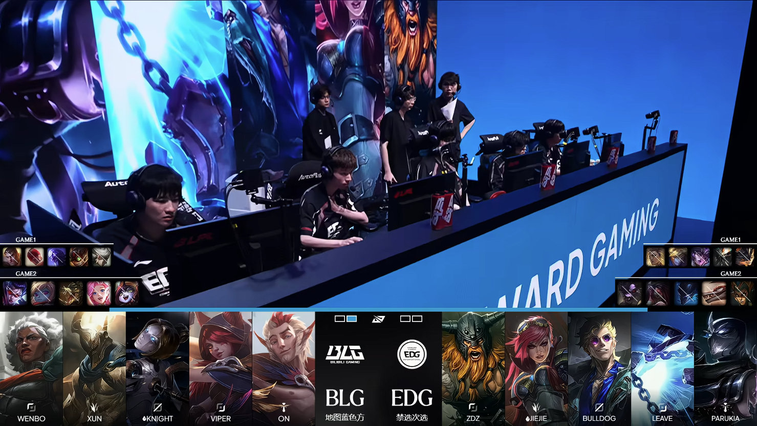 BLG 2:0 EDG，Viper获全场MVP