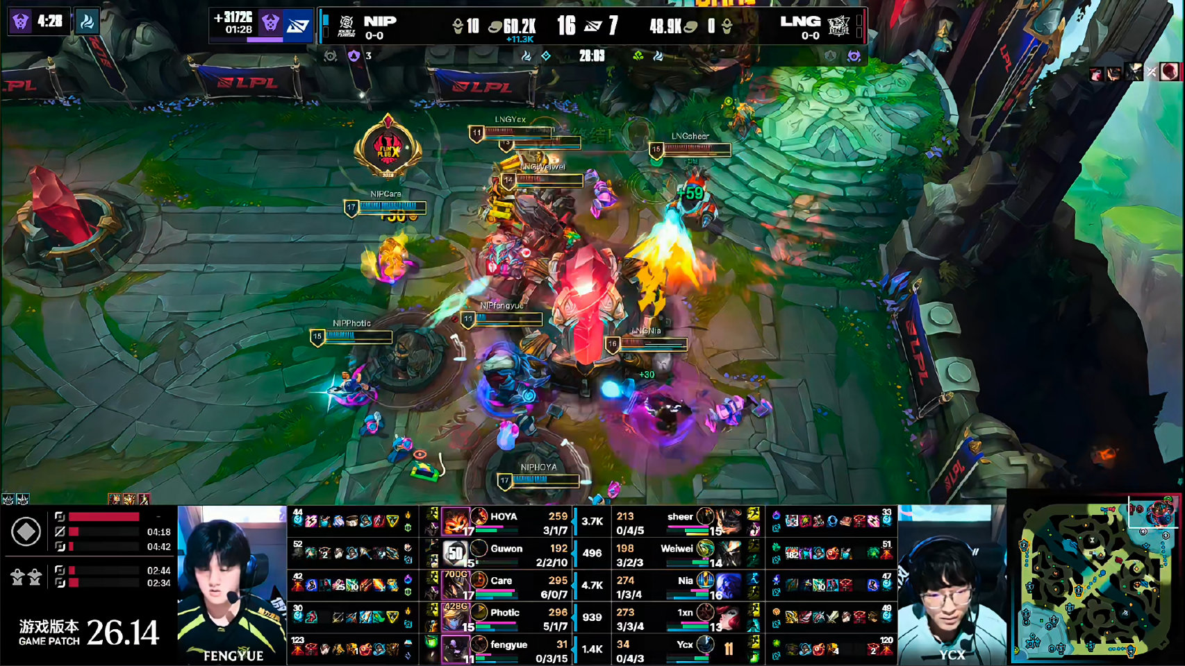 NIP 2-0 LNG 赛后评论