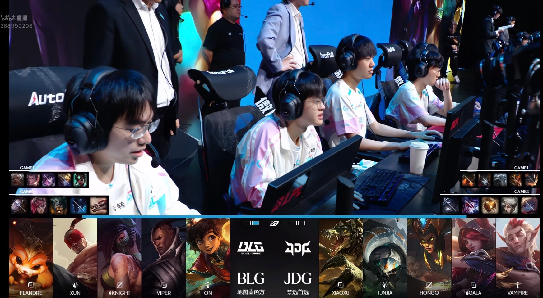 BLG vs JDG 第二局BP情况