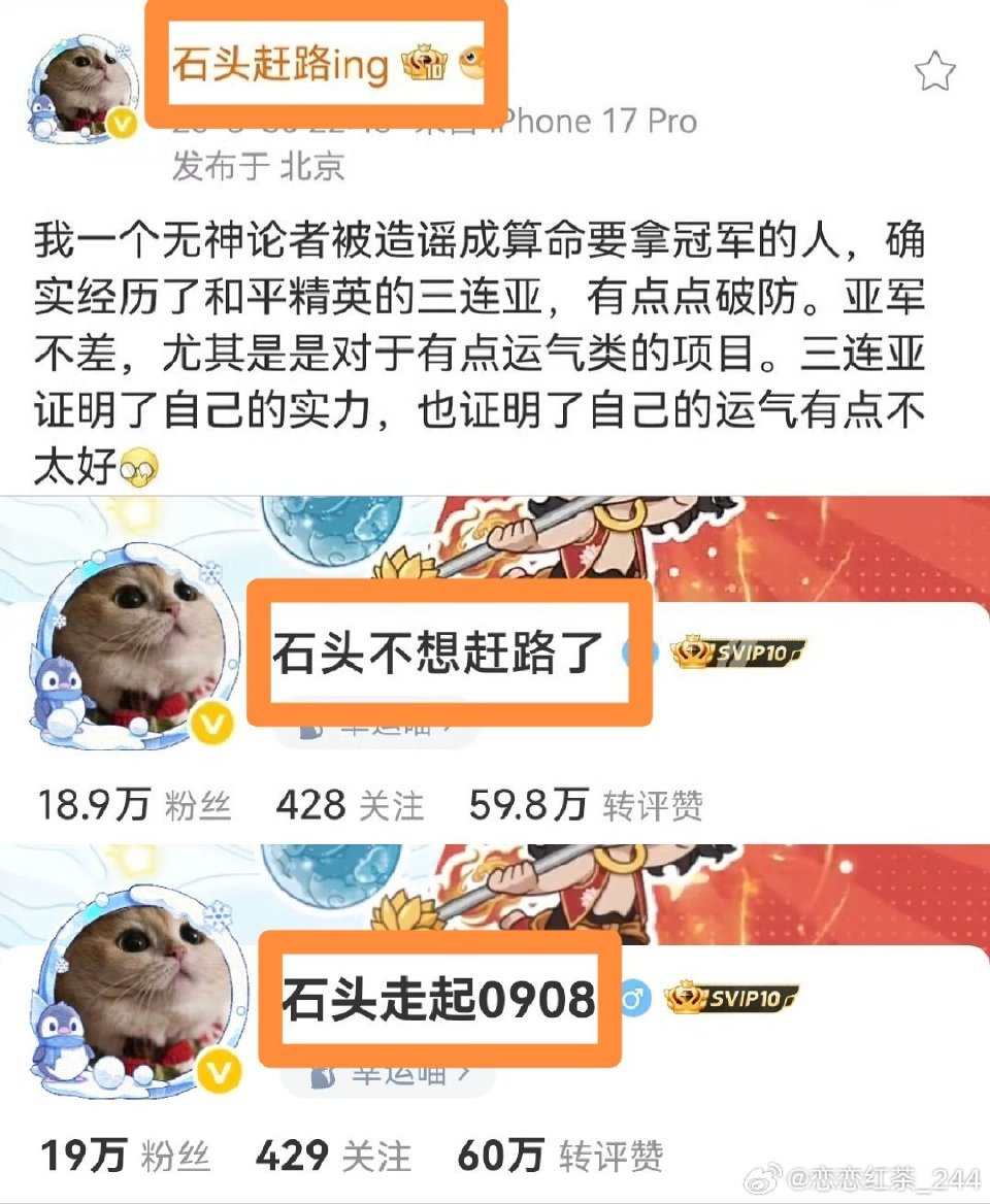 WBG老板石头听从粉丝建议，一晚上改了两次ID，其他分部也折戟了