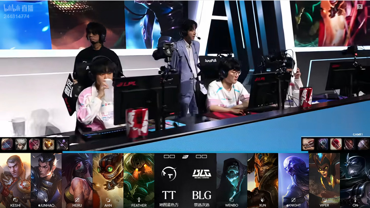 BLG vs TT 第一局BP情况