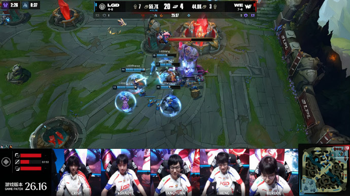 LGD 2-1 WE 让一追二