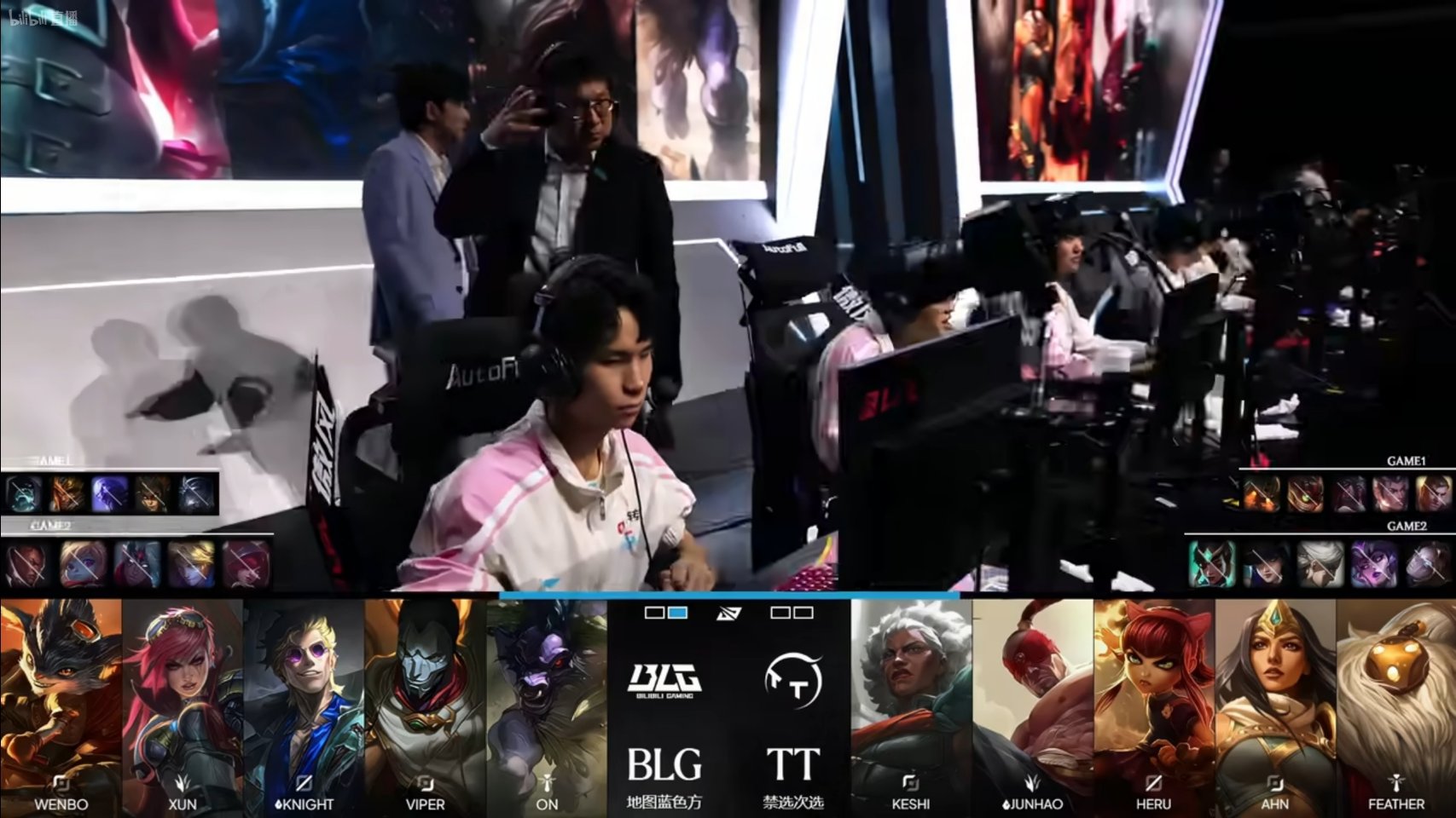 BLG vs TT 第二局BP情况