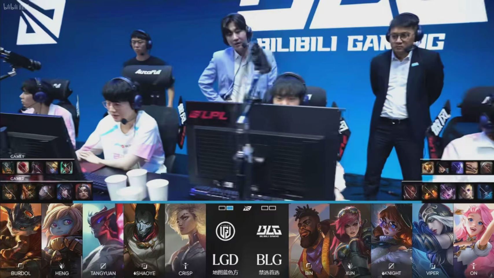 BLG vs LGD 第二局BP情况