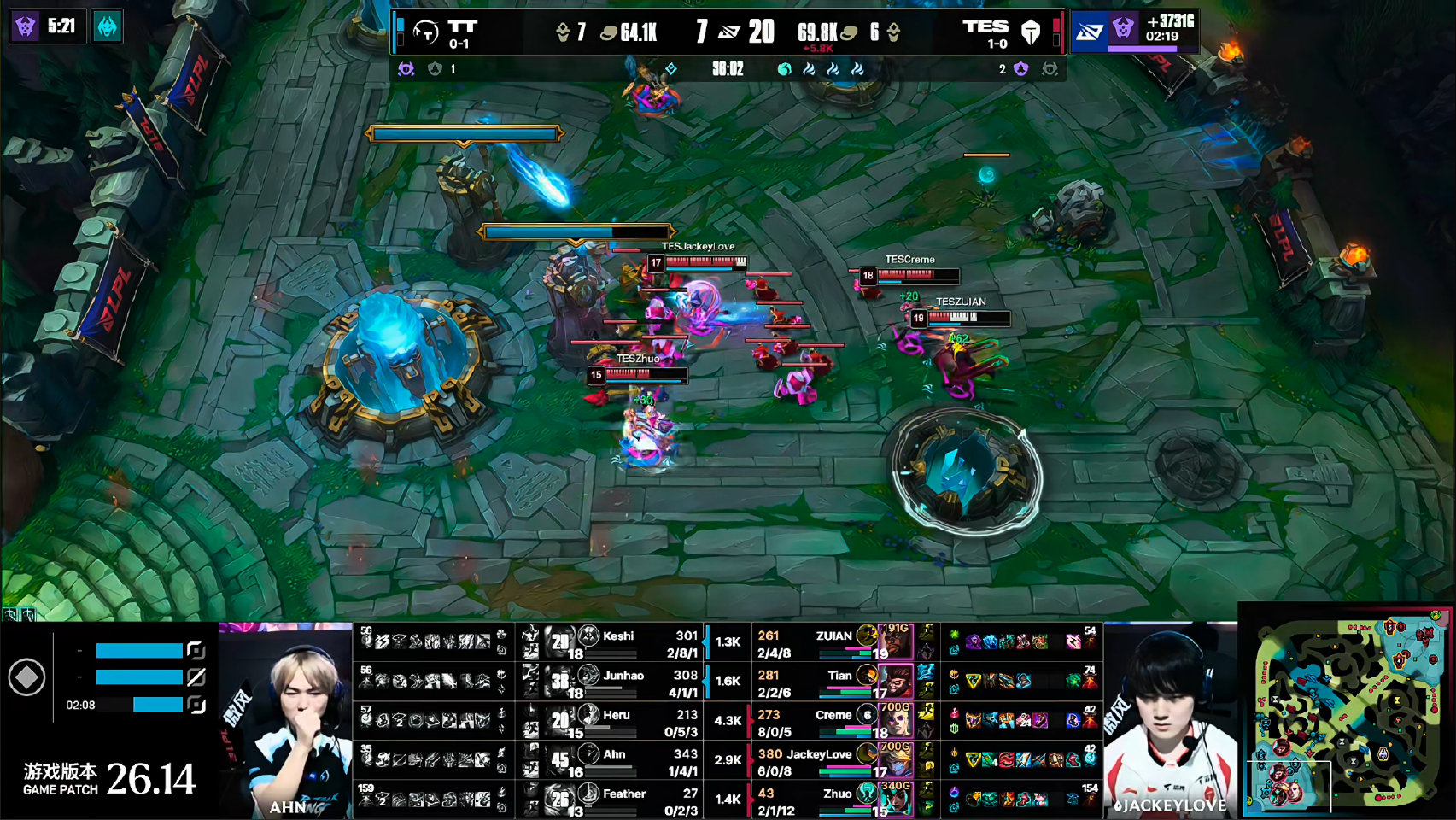 TES 2-1 TT 比赛回顾