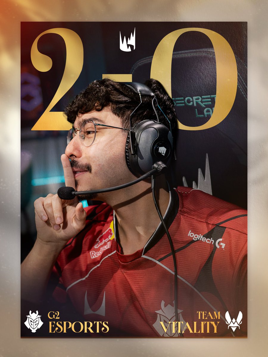 G2 2-0 战胜对手,距离 Worlds2026 仅一步之遥