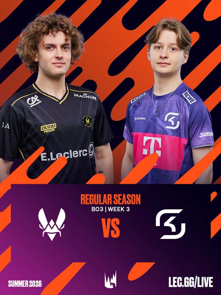 LEC:Team Vitality 与 SK Gaming 正在召唤师峡谷开战
