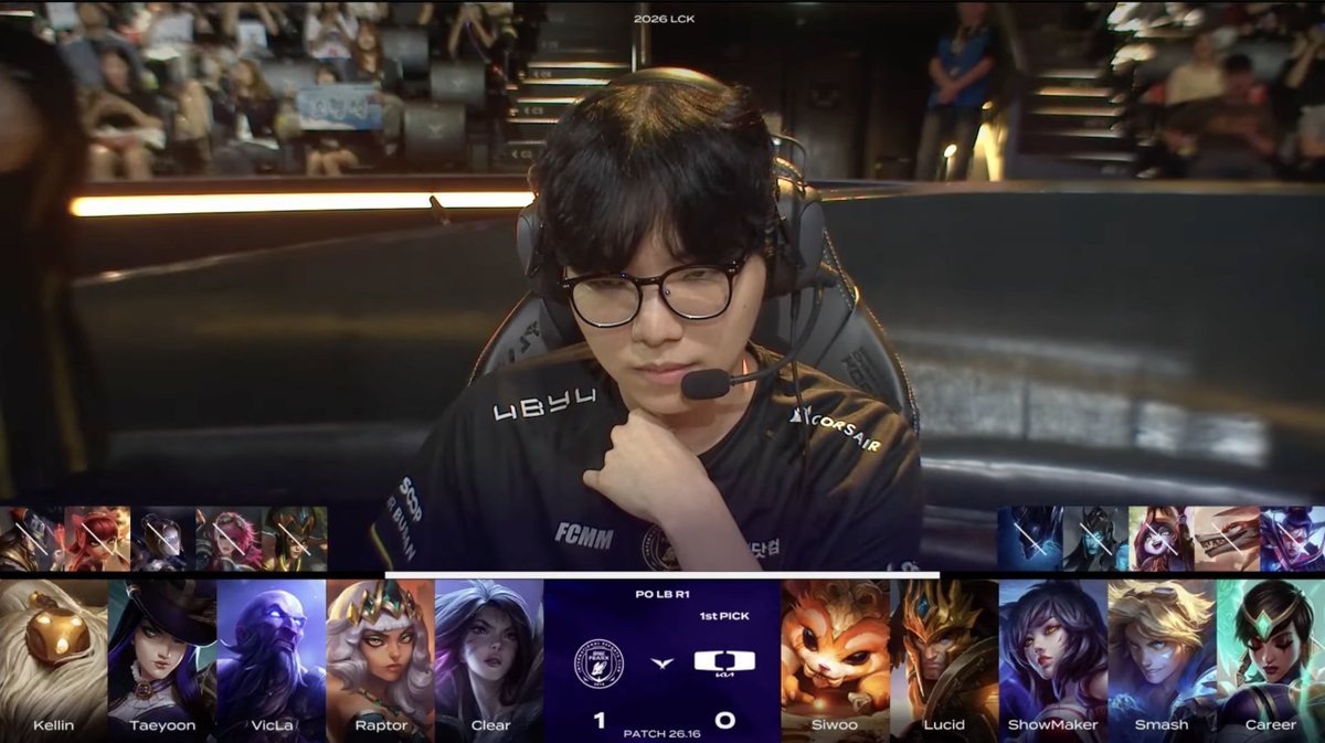 LCK第二局KAI'SA上路清线锁定胜局