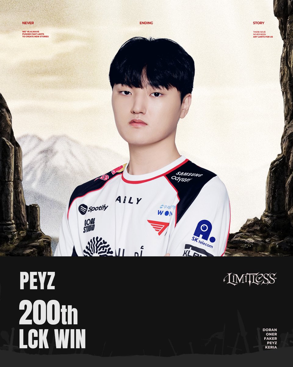 Peyz 达成 LCK 生涯 200 胜
