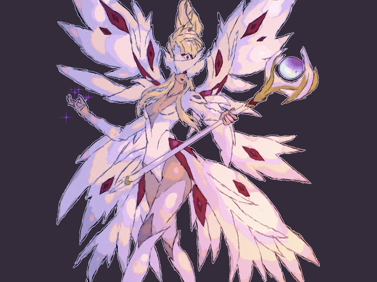 迦娜魔女白色炫彩