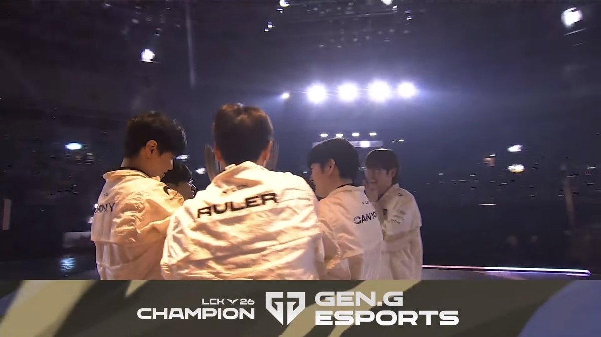 GenG 再次夺得 LCK 冠军,Ruler 系列赛表现出色