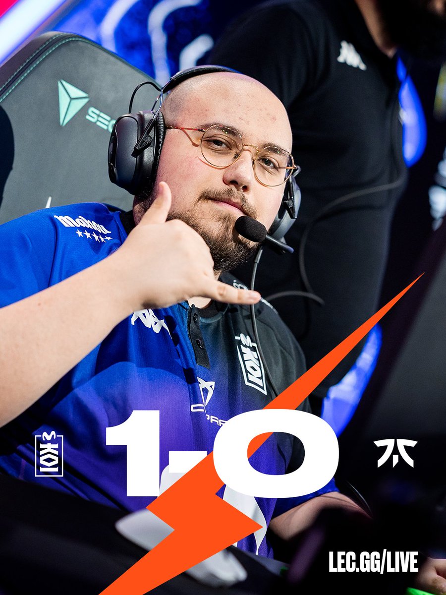 LEC:Movistar KOI拿下第一局,进入赛点