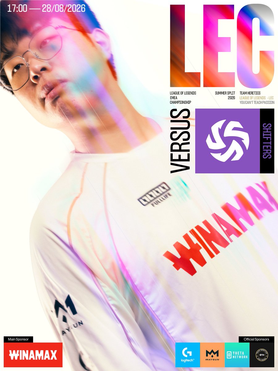 LEC转推:常规赛最后一个周末开启,Heretics对阵Shifters