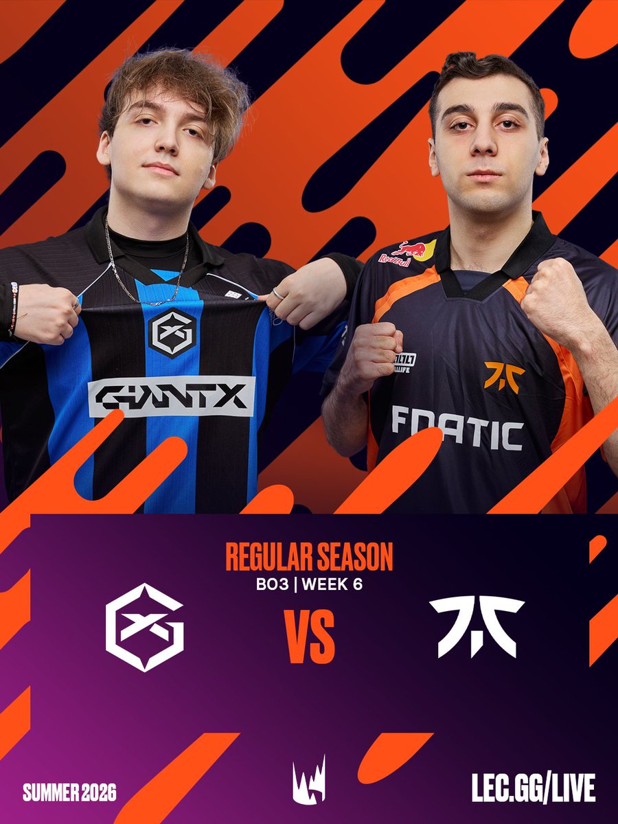 LEC 季后赛席位形势:GX 与 FNC 比赛结果决定多队命运