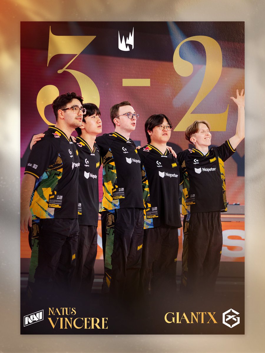 LEC:NAVI 击败 GX 晋级败者组前四