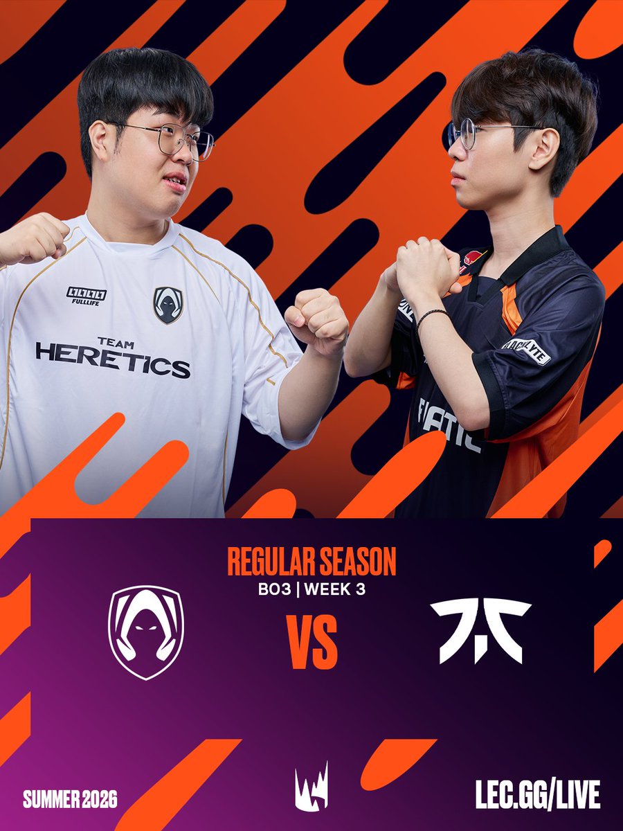 为了他们的首胜而战:HereticsLEC 与 FNATIC 正面交锋